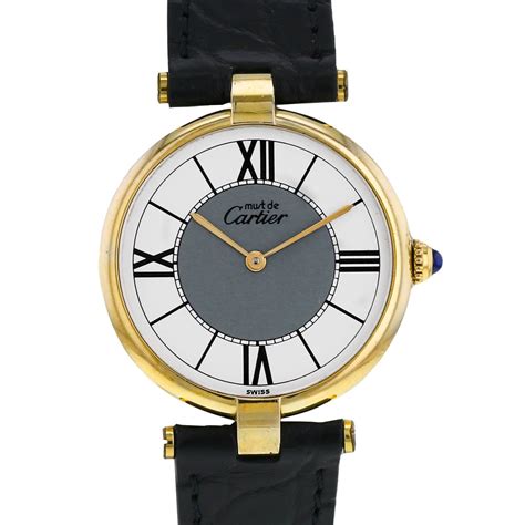 orologio cartier vermeil 590003|Cartier Vermeil Must 590003 .